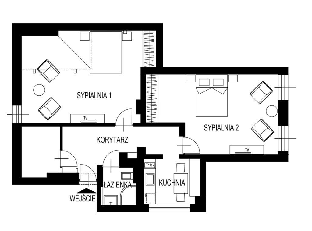 Dk Apartament Stare Miasto Apartment Olsztyn  Ngoại thất bức ảnh